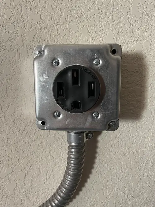NEMA 14-50 outlet installed for Smart Home Electrical in Bradfordville